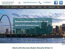 Tablet Screenshot of noteworthyresume.com